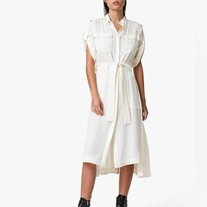 AllSaints Luciana Midi Shirt Dress